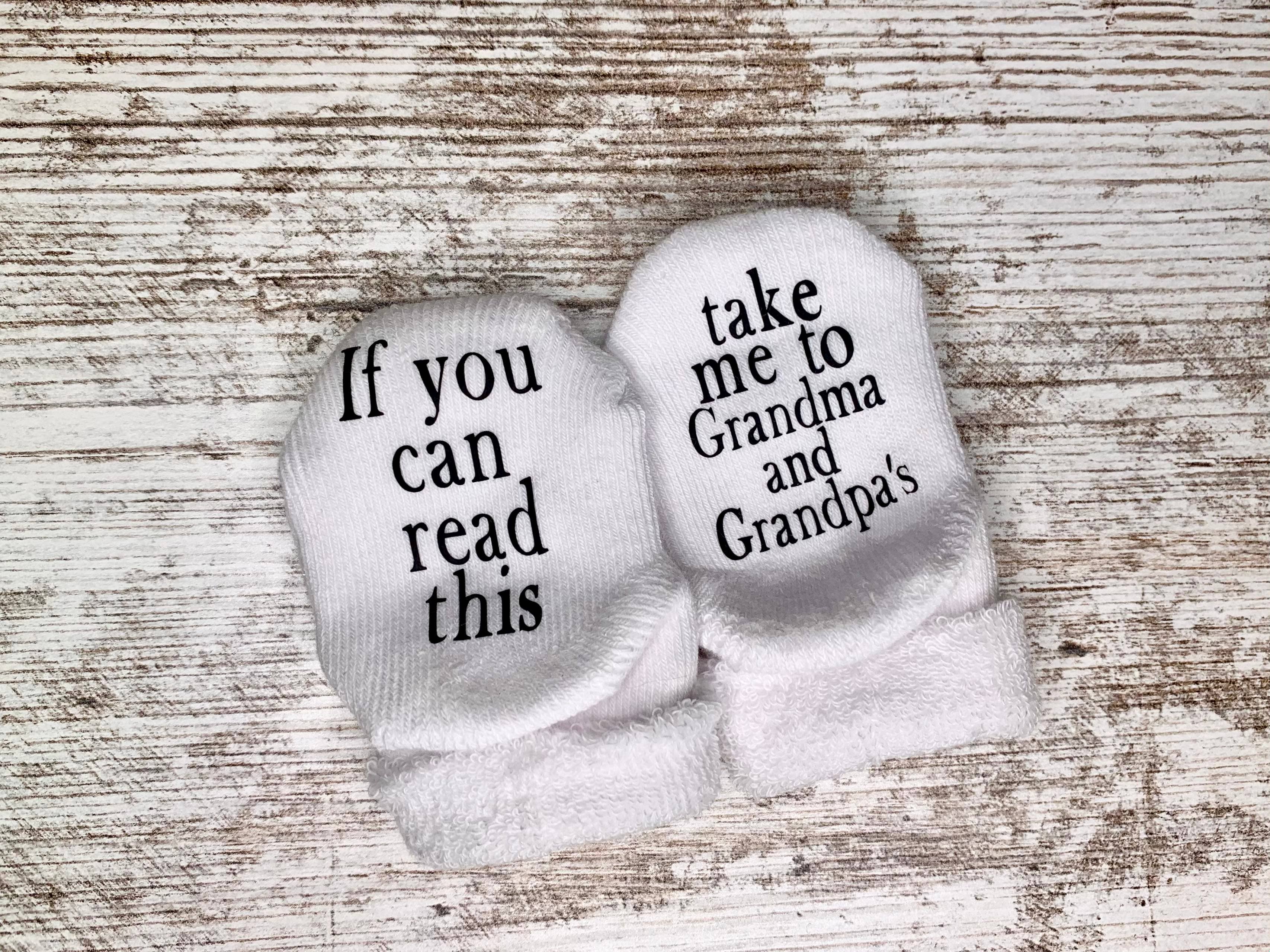 If you can read this hot sale baby socks