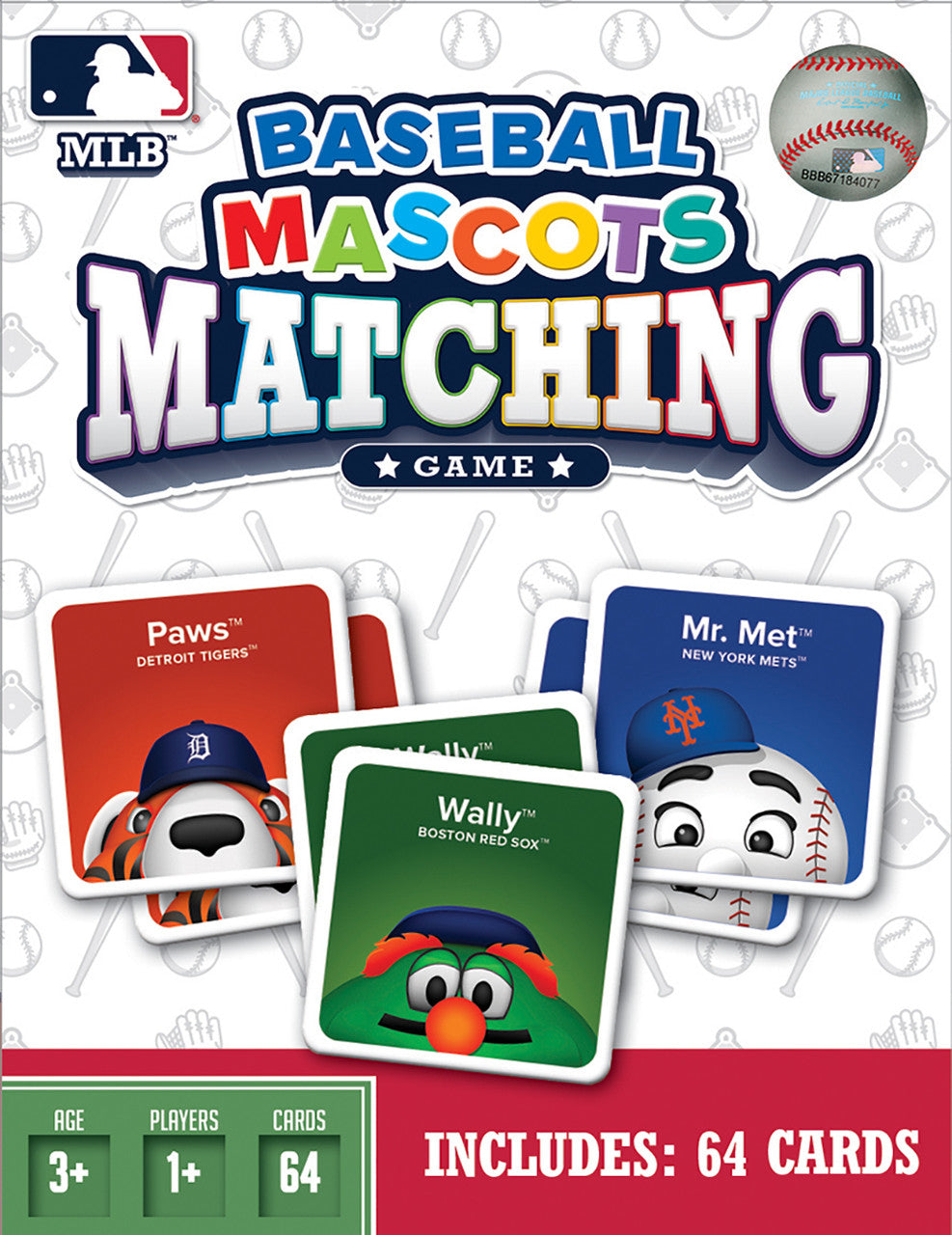 Minimalist MLB Mascot Jigsaw Puzzle