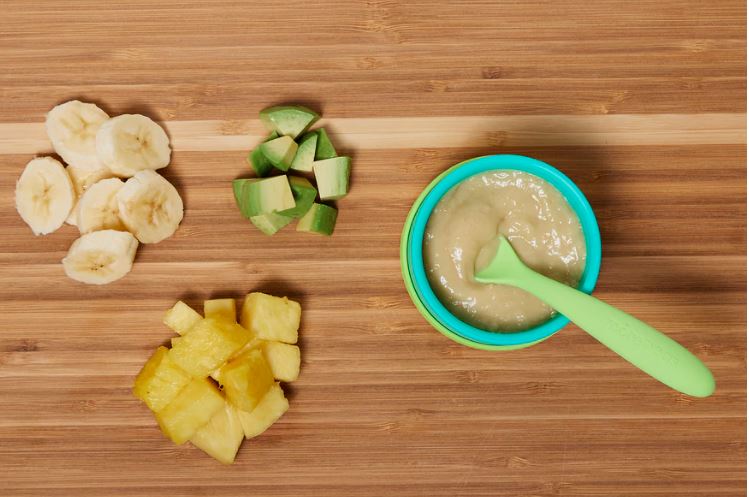 baby snack bowl - grape