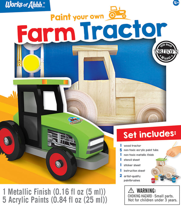 Farm Tractor Wood Paint Kit