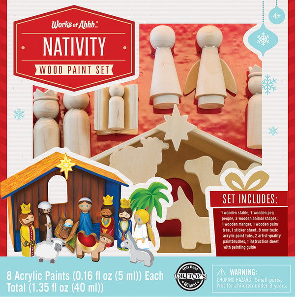 Decorate your own Christmas Nativity