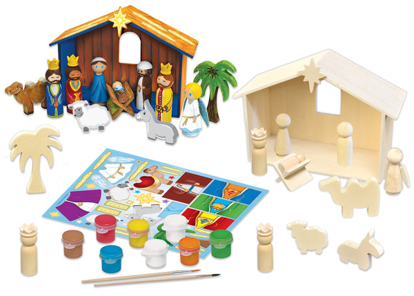 Decorate your own Christmas Nativity