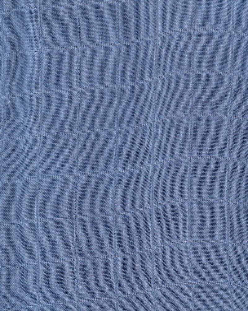 Deluxe Muslin Swaddle Blanket - Blue Dusk