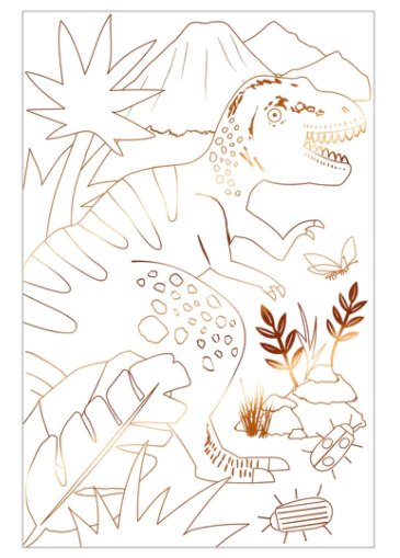Dinosaur Kingdom Coloring Posters (x 2)