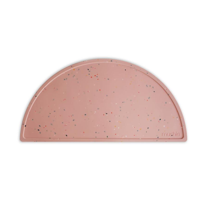 Silicone Place Mat - Powder Pink Confetti