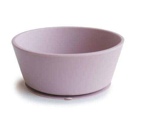 Silicone Suction Bowl - Soft Lilac