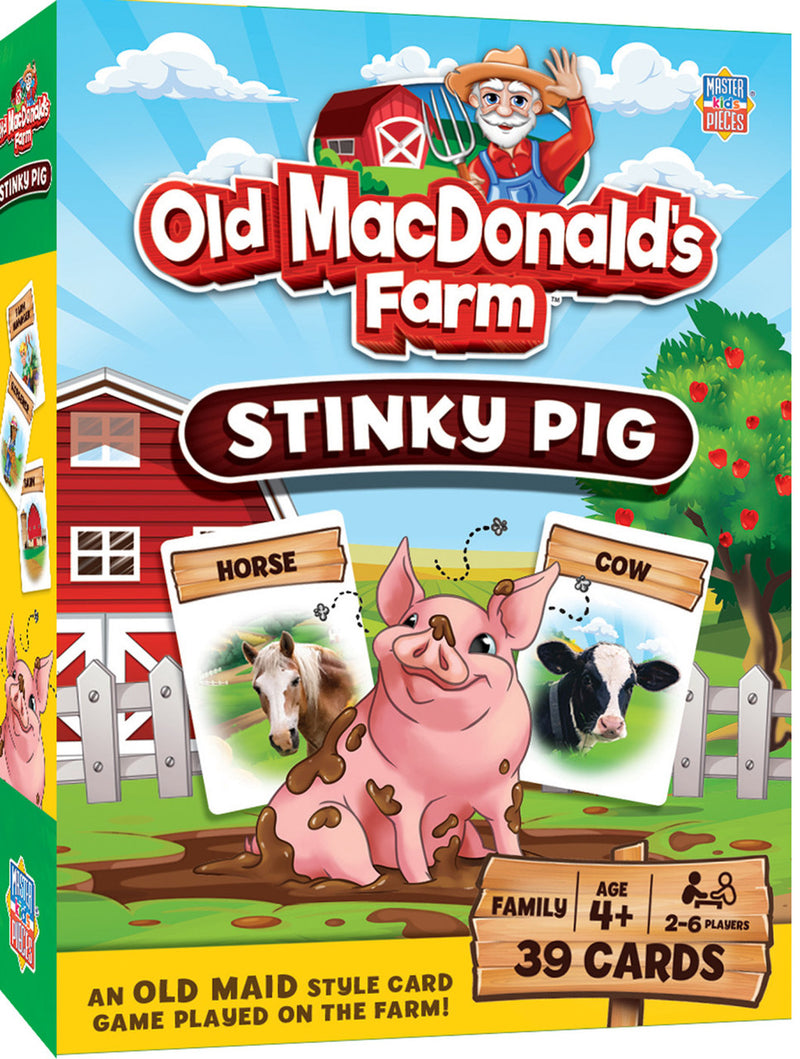 Old MacDonald's Farm - Stinky Pig Kids Card Game