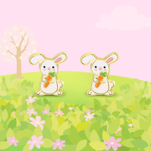 Bunny Hugs Cutie Stud Earrings