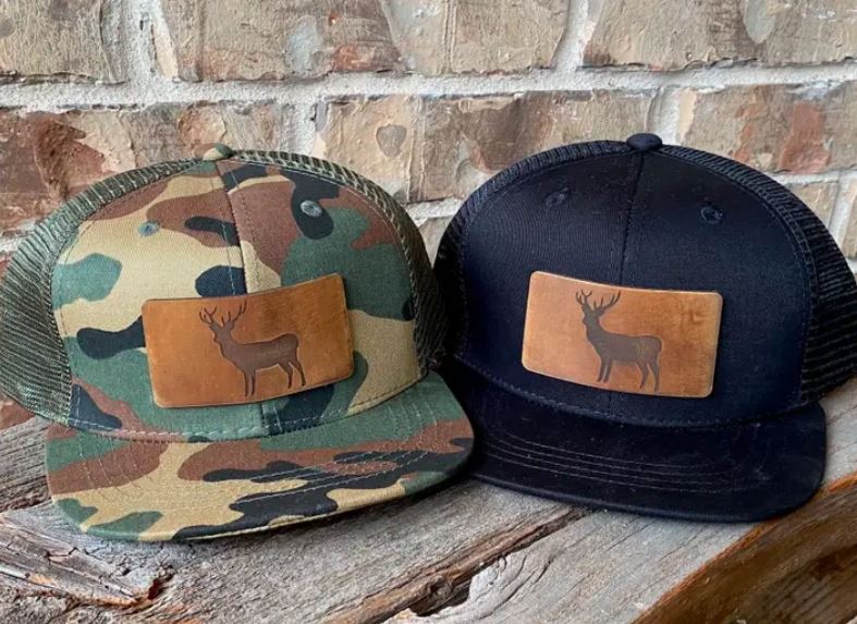 Deer Leather Patch Hat