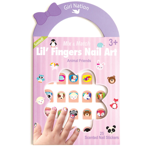 Lil' Fingers Nail Art- Animal Friends