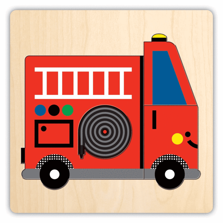 Transportation 4 Layer Puzzle